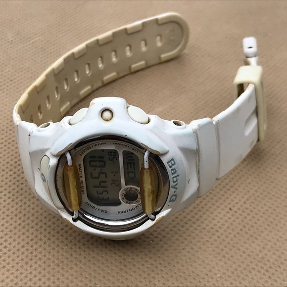 Casio Baby-G Watch Ladies White Sport Digital Wris - Picture 13 of 16